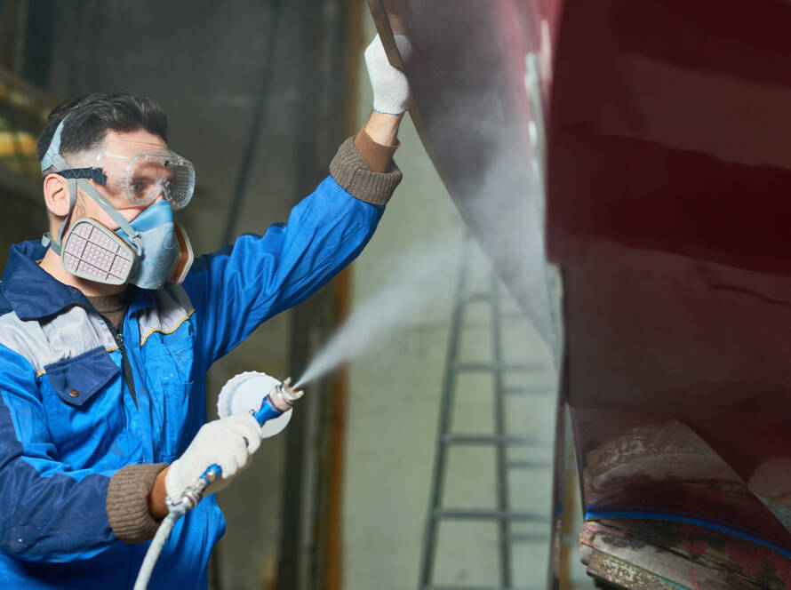 officina nautica a Termini Imerese - Schiffswerft in Sizilien