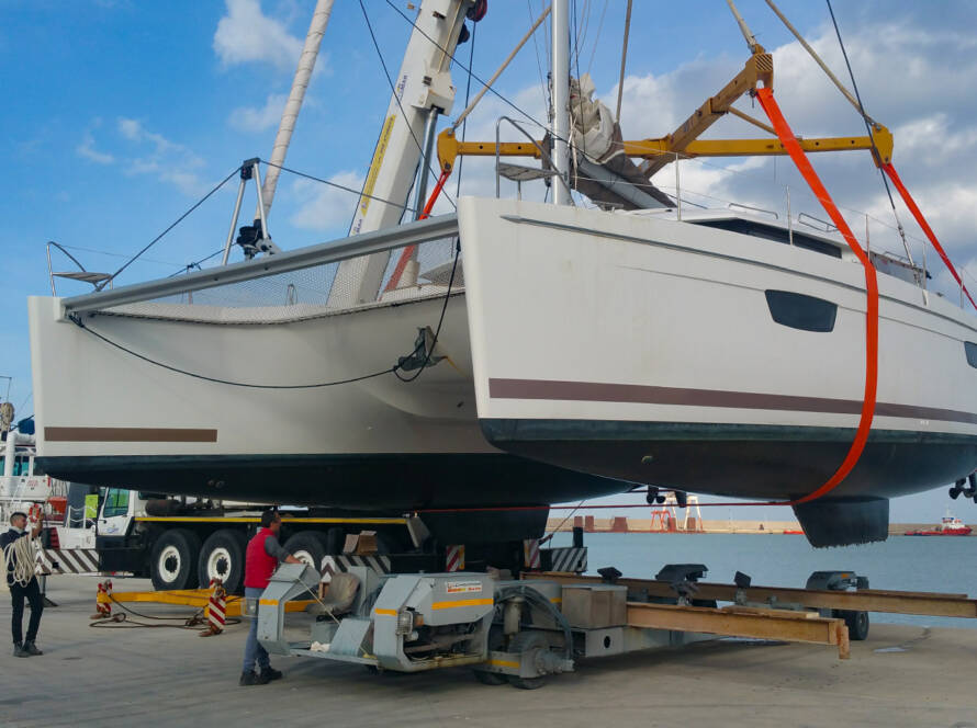 Refitting barche a Termini Imerese - Umrüstung Boote Sizilien