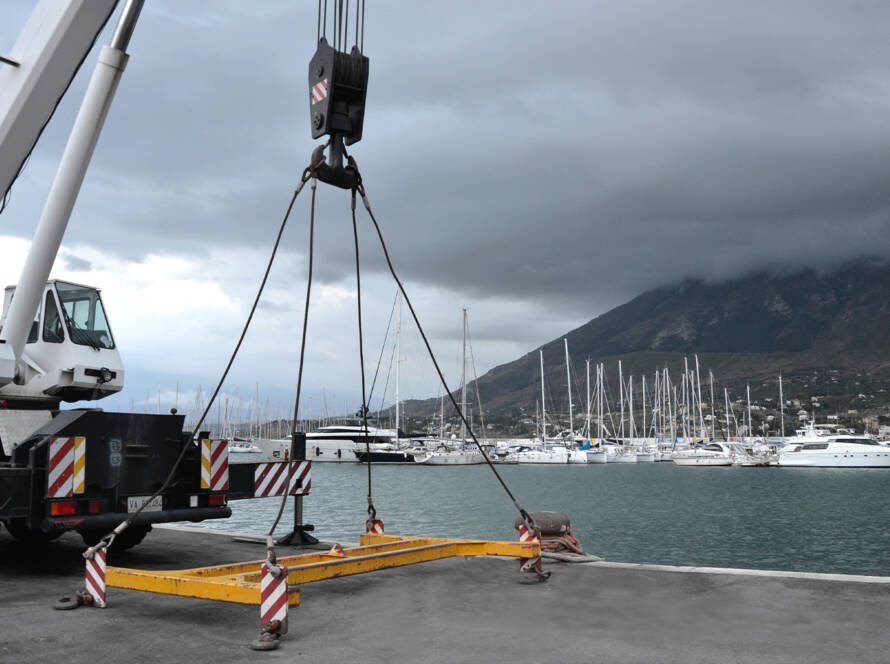 Rimessaggio barche - Lagerplätze Sizilien - boat storage in sicily